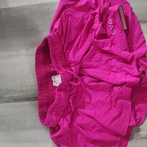 CVG pink flowy shorts size small